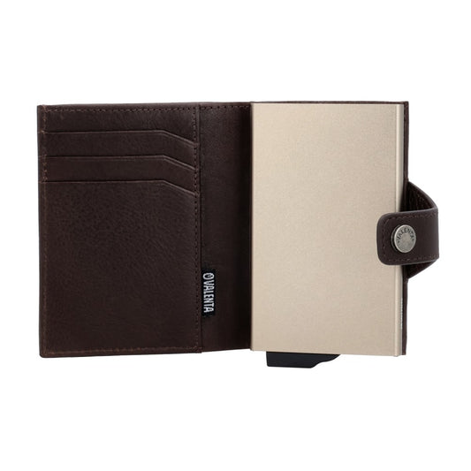 Valenta Card Case Plus Wallet Luxe Chocolate