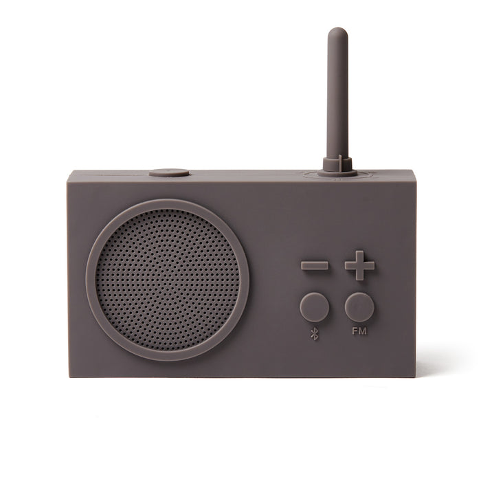 Coluna Bluetooth Rádio FM Lexon TYKHO 3 | Cinza Taupe