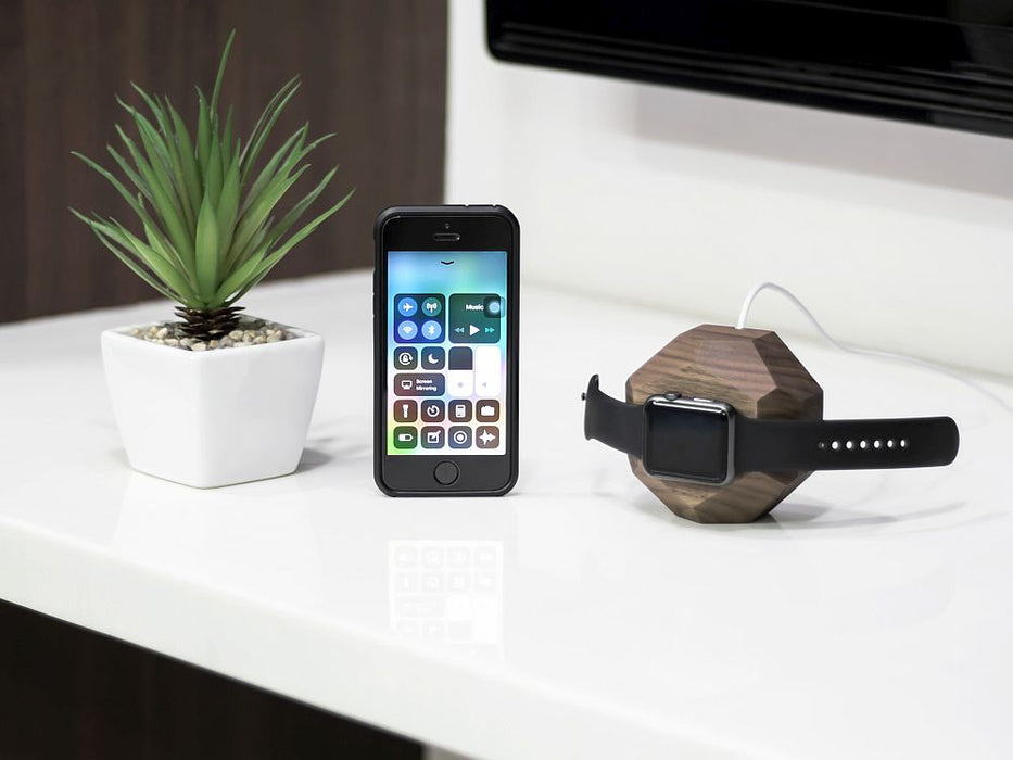 Base de Carregamento para Apple Watch | Madeira Nogueira