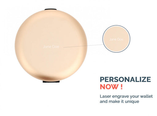 Porta-Moedas Ogon com dispensador | Rose Gold