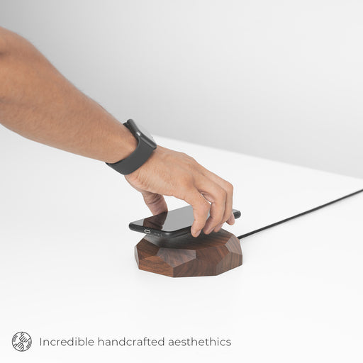 Carregador Wireless | Madeira Nogueira