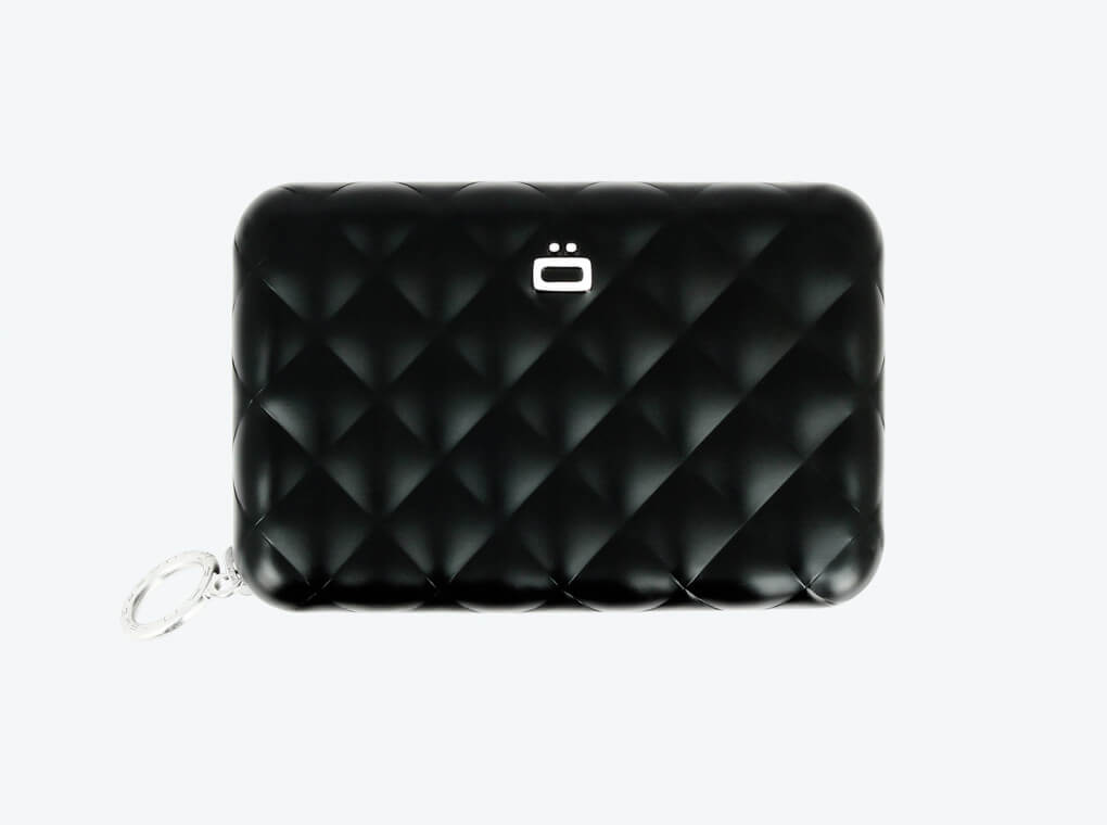 Carteira Quilted com Zipper | Preto