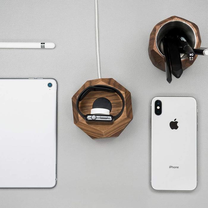 Base de Carregamento para Apple Watch | Madeira Nogueira