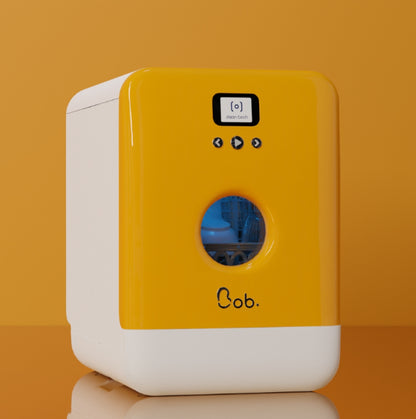 Maq, de Lavar Louça Compacta Bob Branco/Amarelo