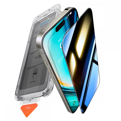 Protetor de Ecrã Privacy Vidro Temperado GlassGo para iPhone 16
