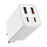 Carregador Gan6 Pro Dual Usb-A/Usb-C 65W Fast Charger Branco + Cabo Usb-C 100W 1M
