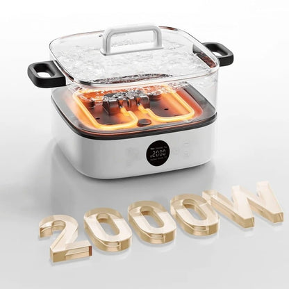 Panela Multifunctional Multifunctional Hot Pot Cooker 6L Eu