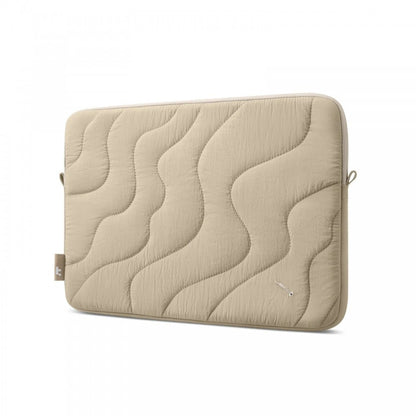 Mala 16 Inch Macbook Terra-A27 Puffy Laptop Sleeve Natural Sand