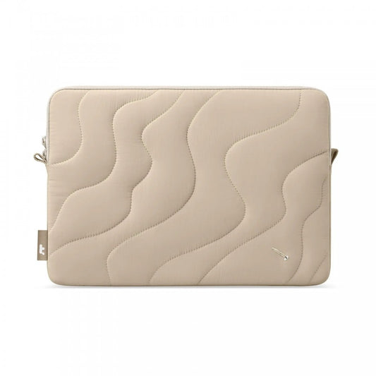 Mala 14 Inch Macbook Terra-A27 Puffy Laptop Sleeve Natural Sand