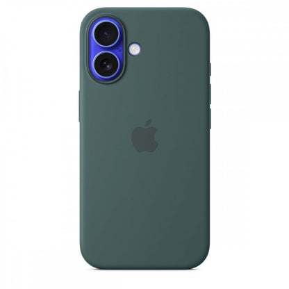 Capa MagSafe iPhone 16 Silicone Verde lago