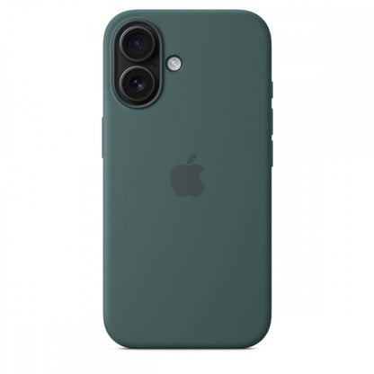 Capa MagSafe iPhone 16 Silicone Verde lago