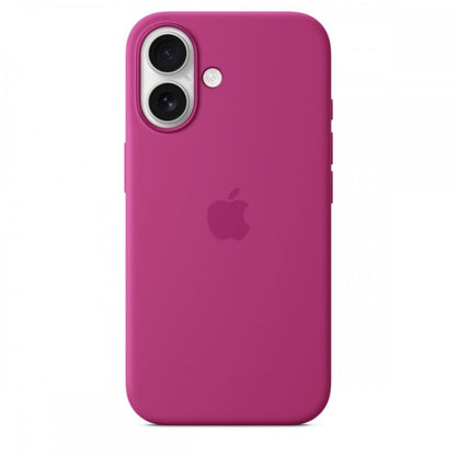 Capa MagSafe iPhone 16 Silicone Fœcsia