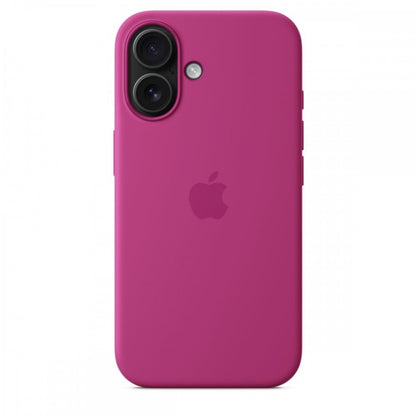 Capa MagSafe iPhone 16 Silicone Fœcsia