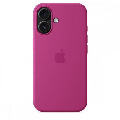 Capa MagSafe iPhone 16 Silicone Fœcsia
