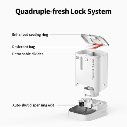Alimentador Inteligente Yumshare Dual-Hopper With Camera Smart Pet Feeder 2