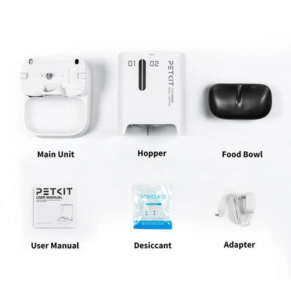 Alimentador Inteligente Yumshare Dual-Hopper With Camera Smart Pet Feeder 2