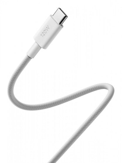 Cabo 6A Braided USB-C to USB-C Cable (1m)