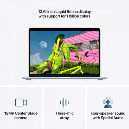 Macbook Air 13P Apple M5 Chip c/ 10 Core Cpu/8 Core Gpu, 16Gb, 512Gb Ssd - Azul?céu