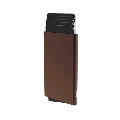 Valenta Cardprotector Aluminium Magsafe Plus Dark Brown