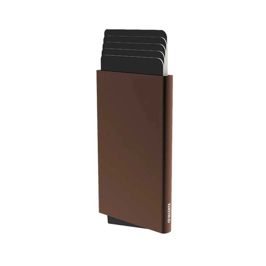 Valenta Cardprotector Aluminium Magsafe Plus Dark Brown