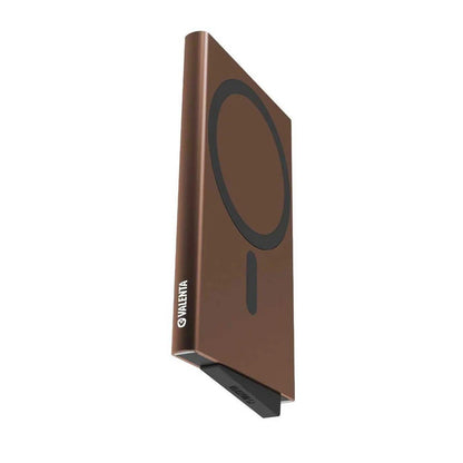 Valenta Cardprotector Aluminium Magsafe Plus Dark Brown