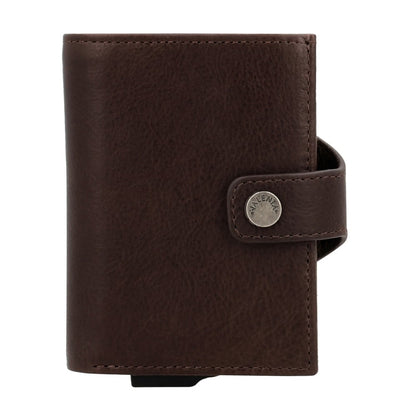 Valenta Card Wallet Leather Magsafe Luxe Chocolate