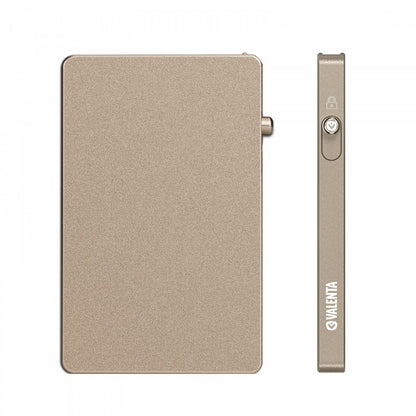 Valenta Cardprotector Aluminium Magsafe Natural Titanium