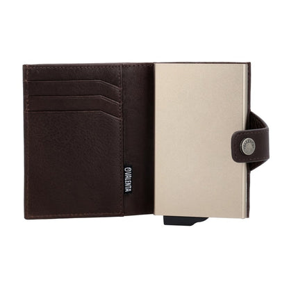 Valenta Card Case Plus Wallet Luxe Chocolate