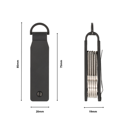 Valenta Key Organizer Aluminium Black