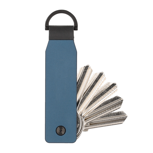 Valenta Key Organizer Aluminium Blue