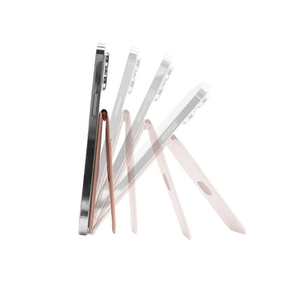 Valenta Card Wallet Stand Magsafe Metallic Rose