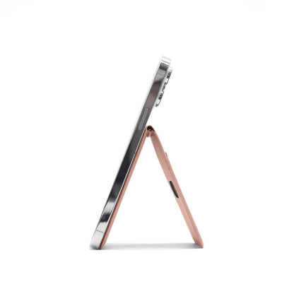 Valenta Card Wallet Stand Magsafe Metallic Rose