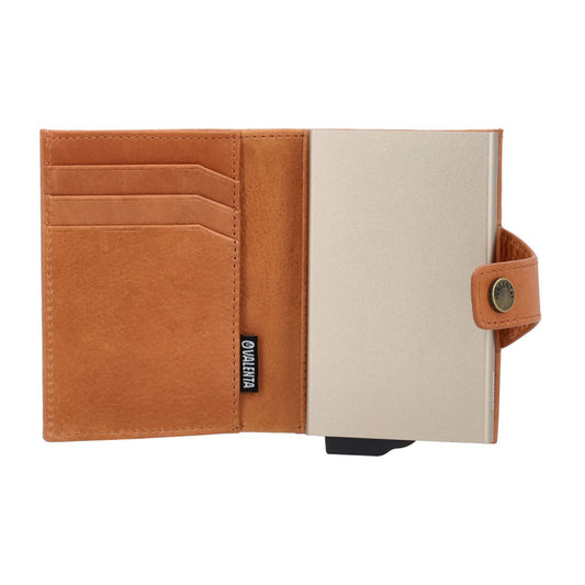 Valenta Card Case Plus Wallet Luxe Tan