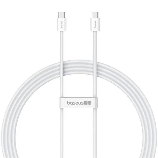 SUPERIOR SERIES 2 FAST CHARGING DATA CABLE TYPE-C TO TYPE-C 30W 1M MOON WHITE