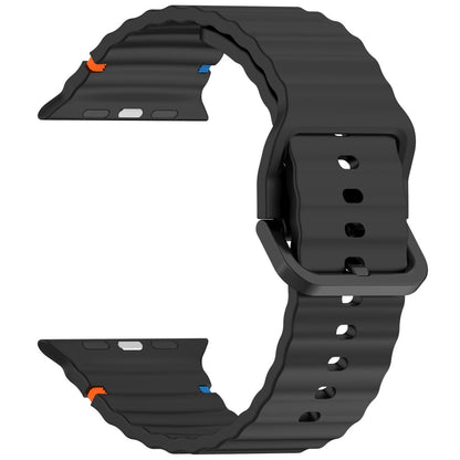 Bracelete Inmove Apple Watch Silicone Band 44/45/46/49mm Preto