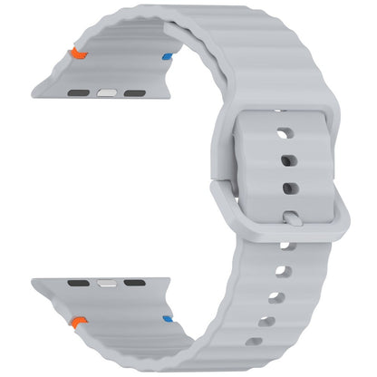 Bracelete Inmove Apple Watch Silicone Band 44/45/46/49mm Cinza