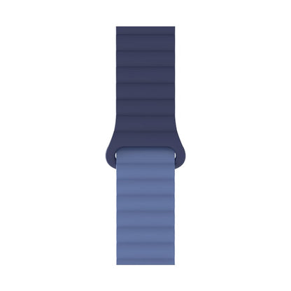 Bracelete Silicone Inmove Apple Watch Magnetic 44/45/46/49mm Dark/Light Blue