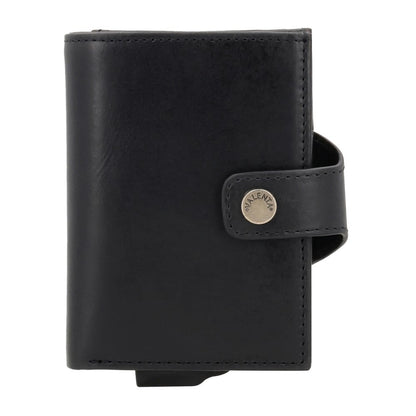 Valenta Card Wallet Leather Magsafe Luxe Black