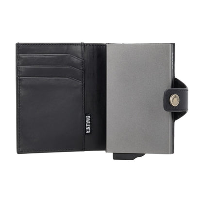 Valenta Card Wallet Leather Magsafe Luxe Black