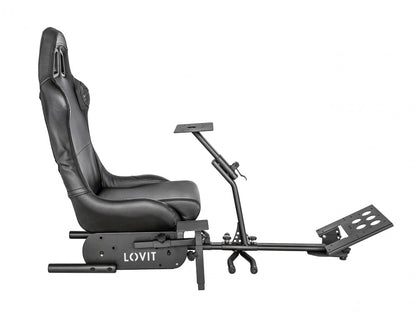 Cockpit Racing Simulator Lovit Silverstone Black