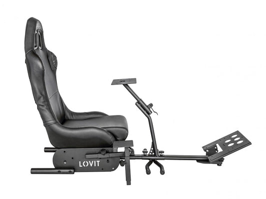 Cockpit Racing Simulator Lovit Silverstone Black