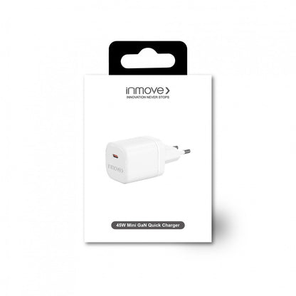 Carregador Inmove Mini Gan Quick Charger 45W White