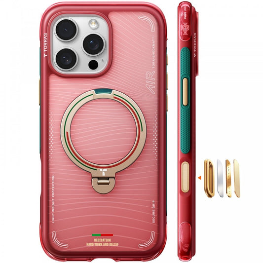 Capa Torras Ostand Q3 Air Limited Edition  Iphone 16 Pro Wave Of Passion