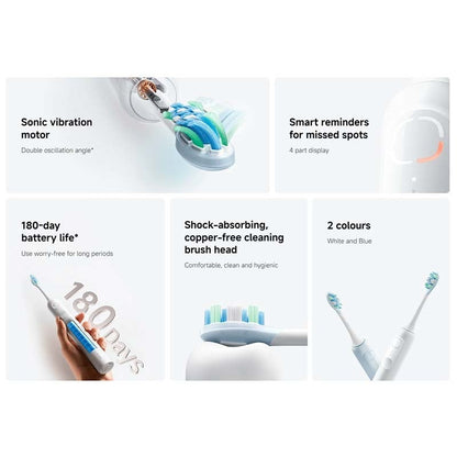 Escova de Dentes Oscillation Electric Toothbrush White Eu